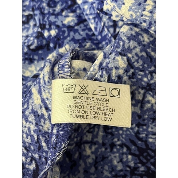 violet claire blouse Semi sheer Pullover Blouse S Modest Boho Mature Classic - Picture 6 of 9